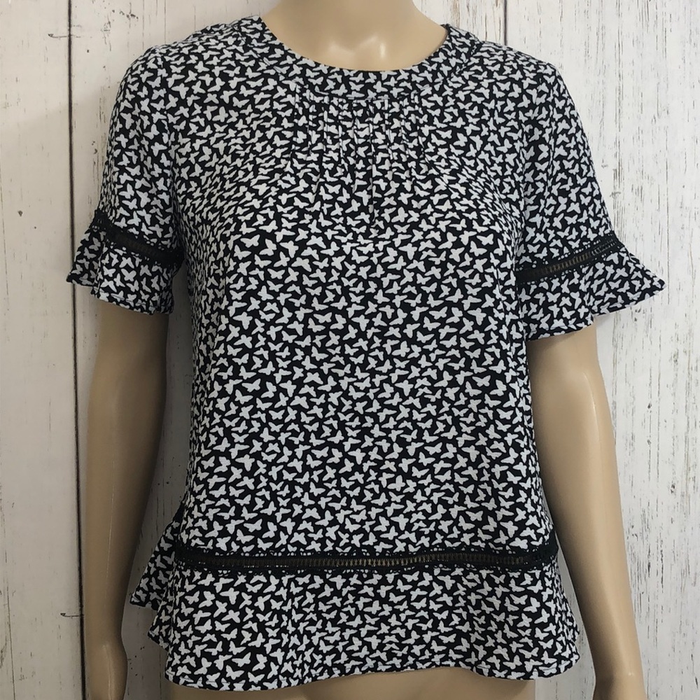 Michael Michael Kors Butterfly Bell Sleeves Top